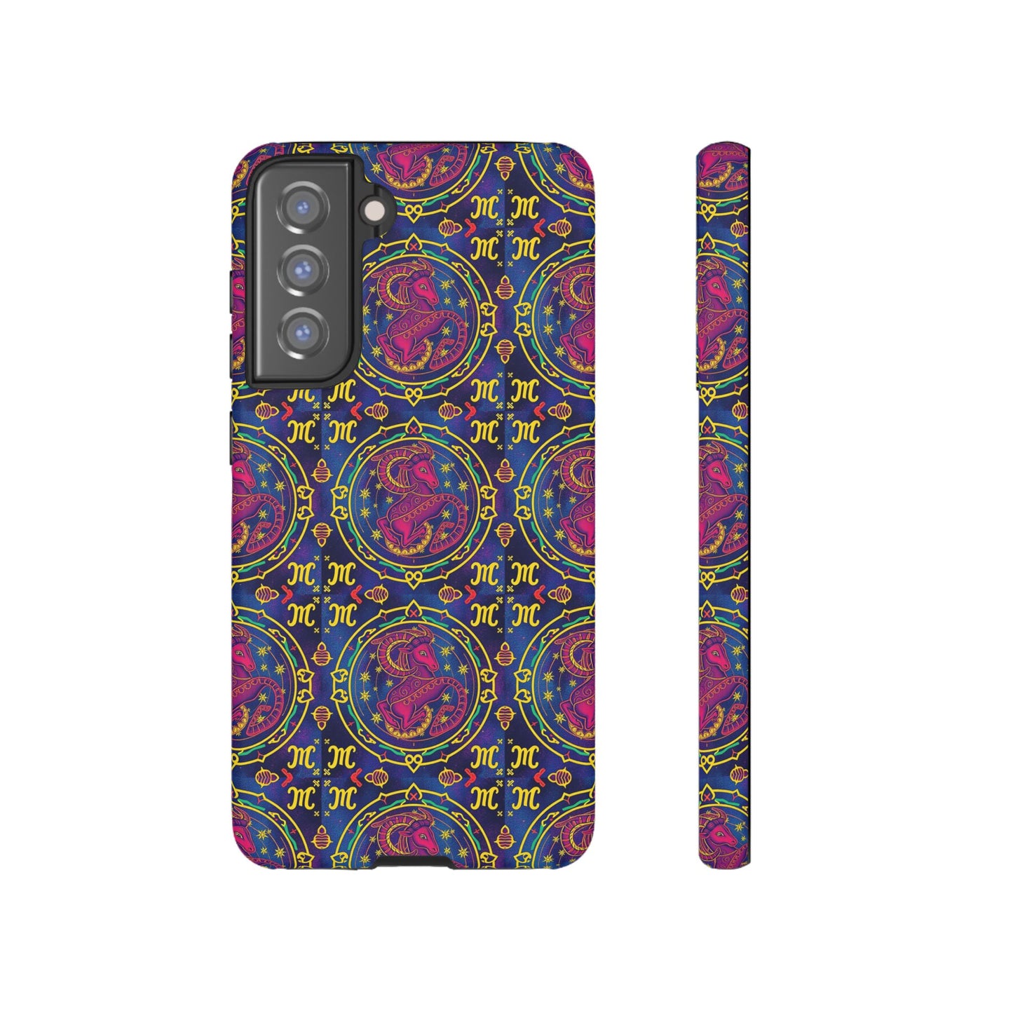 Tough Cases, Capricorn, Zodiac, Metal Pattern