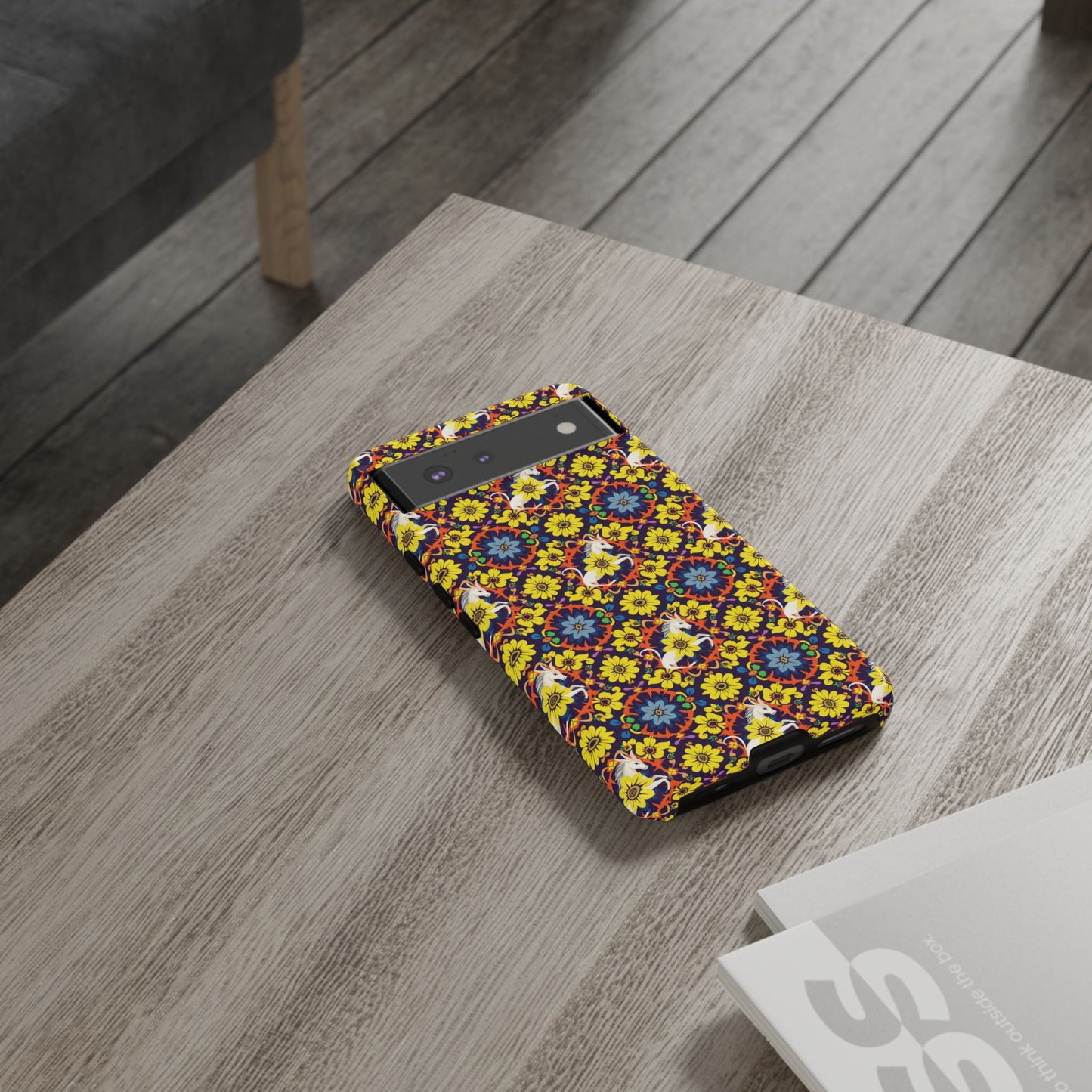 Tough Cases, Aquarius, Zodiac v3, Flower Pattern