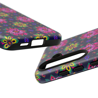 Tough Cases, Scorpio, Zodiac v4, Flower Pattern