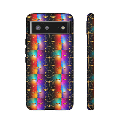 Tough Cases, Libra, Zodiac v1, Metal Pattern
