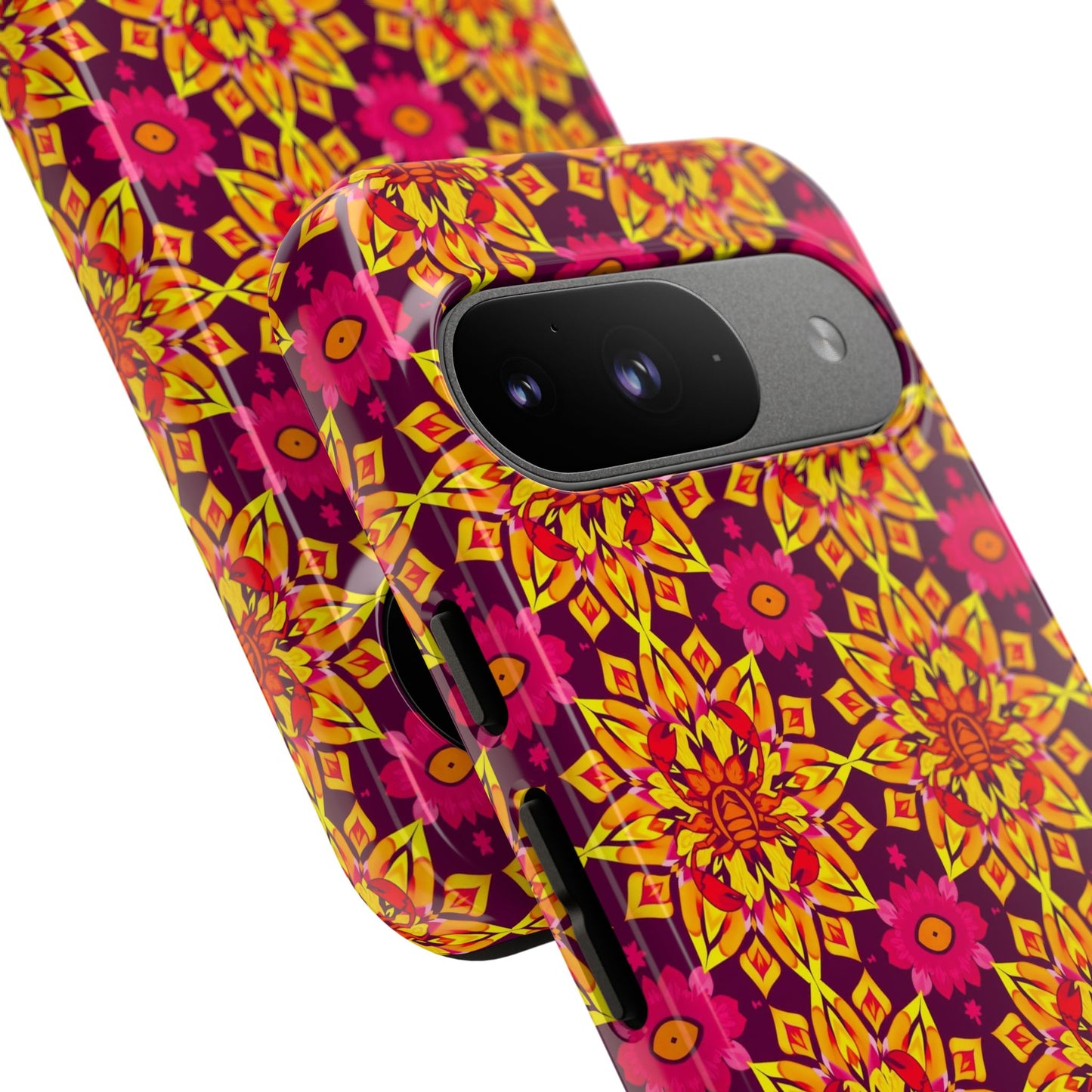 Tough Cases, Scorpio, Zodiac v1, Flower Pattern