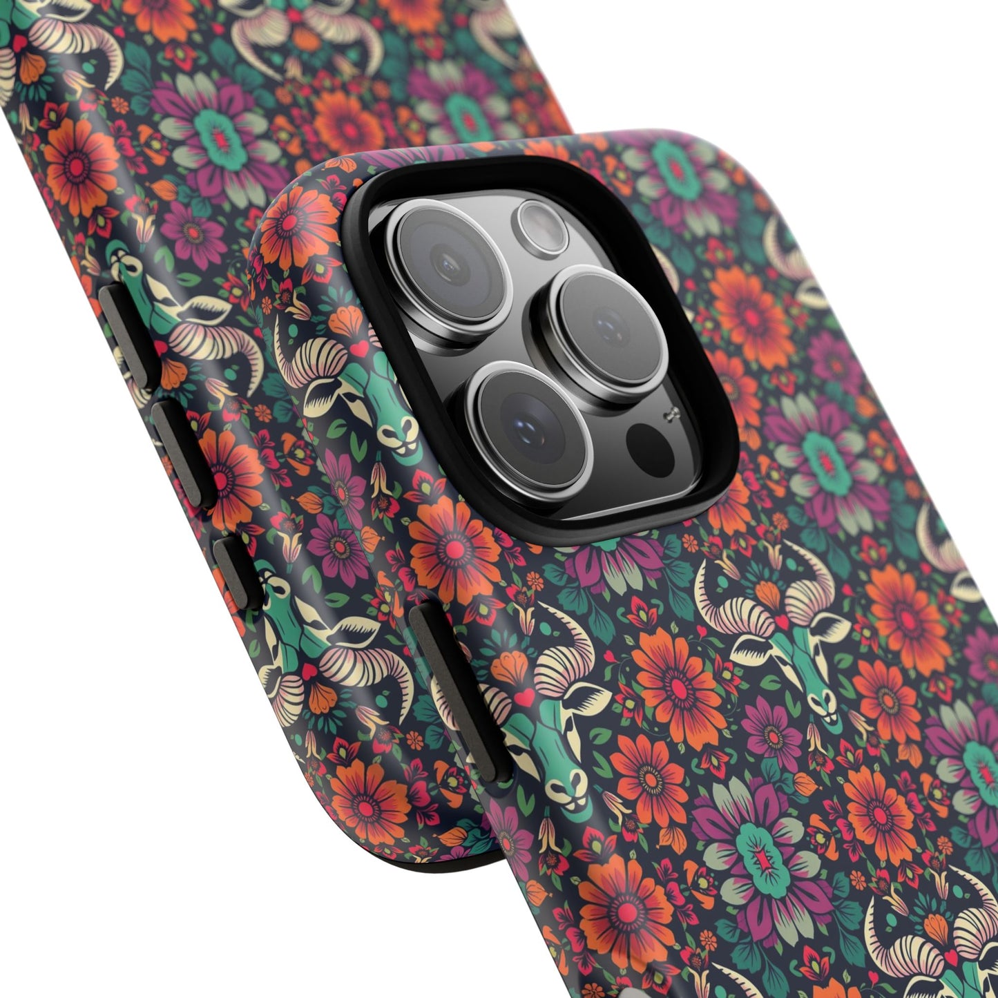 Tough Cases, Taurus, Zodiac v4, Flower Pattern