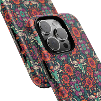 Tough Cases, Taurus, Zodiac v4, Flower Pattern