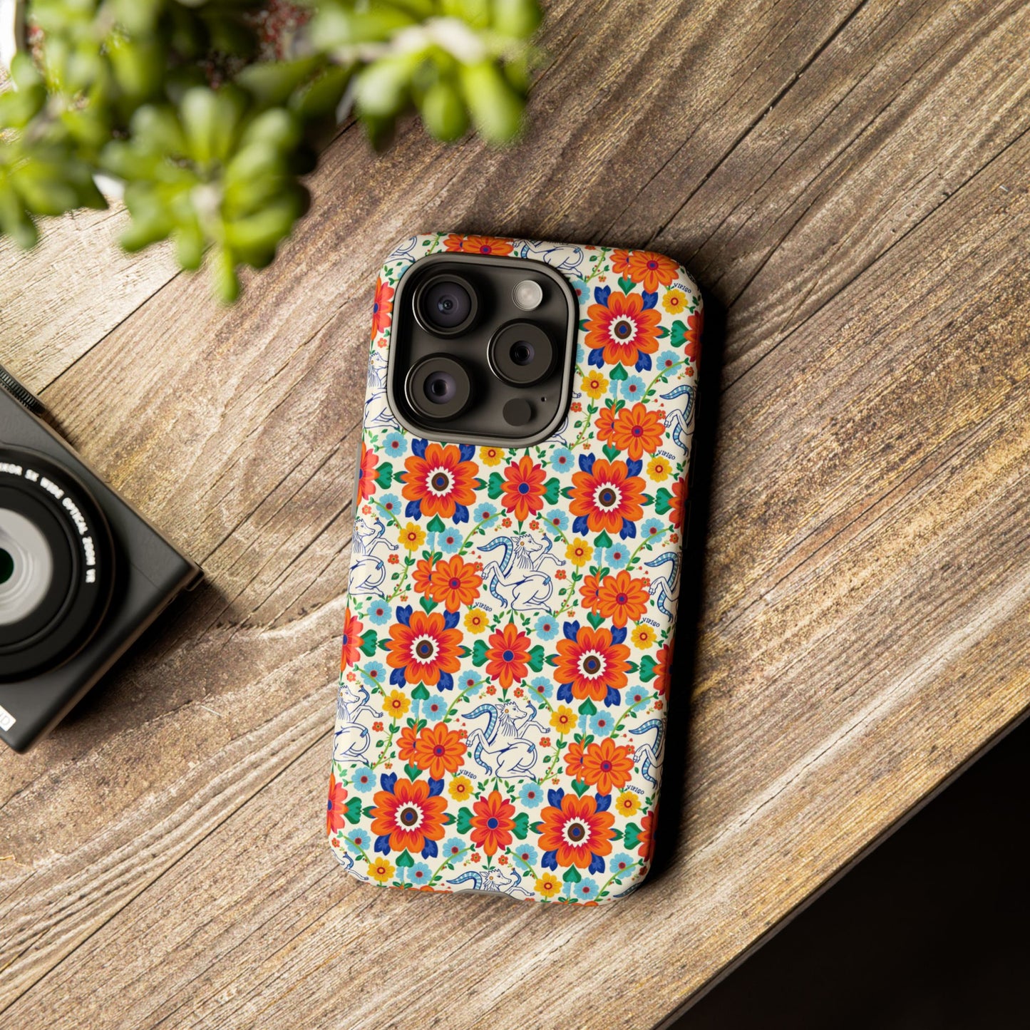 Tough Cases, Virgo, Zodiac v4, Flower Pattern