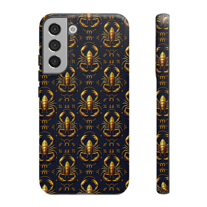 Tough Cases, Scorpio, Zodiac, Metal Pattern