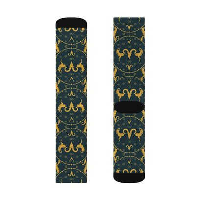 Sublimation Socks, Aries, Zodiac, Pattern