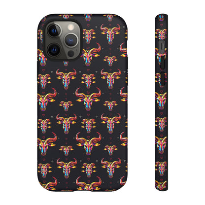 Tough Cases, Taurus, Zodiac, Metal Pattern