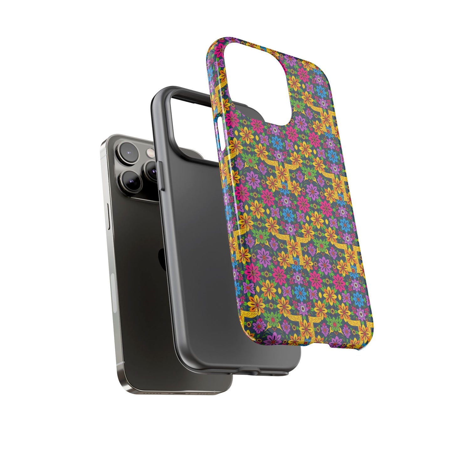 Tough Cases, Gemini, Zodiac v3, Flower Pattern