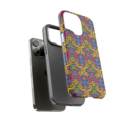 Tough Cases, Gemini, Zodiac v3, Flower Pattern