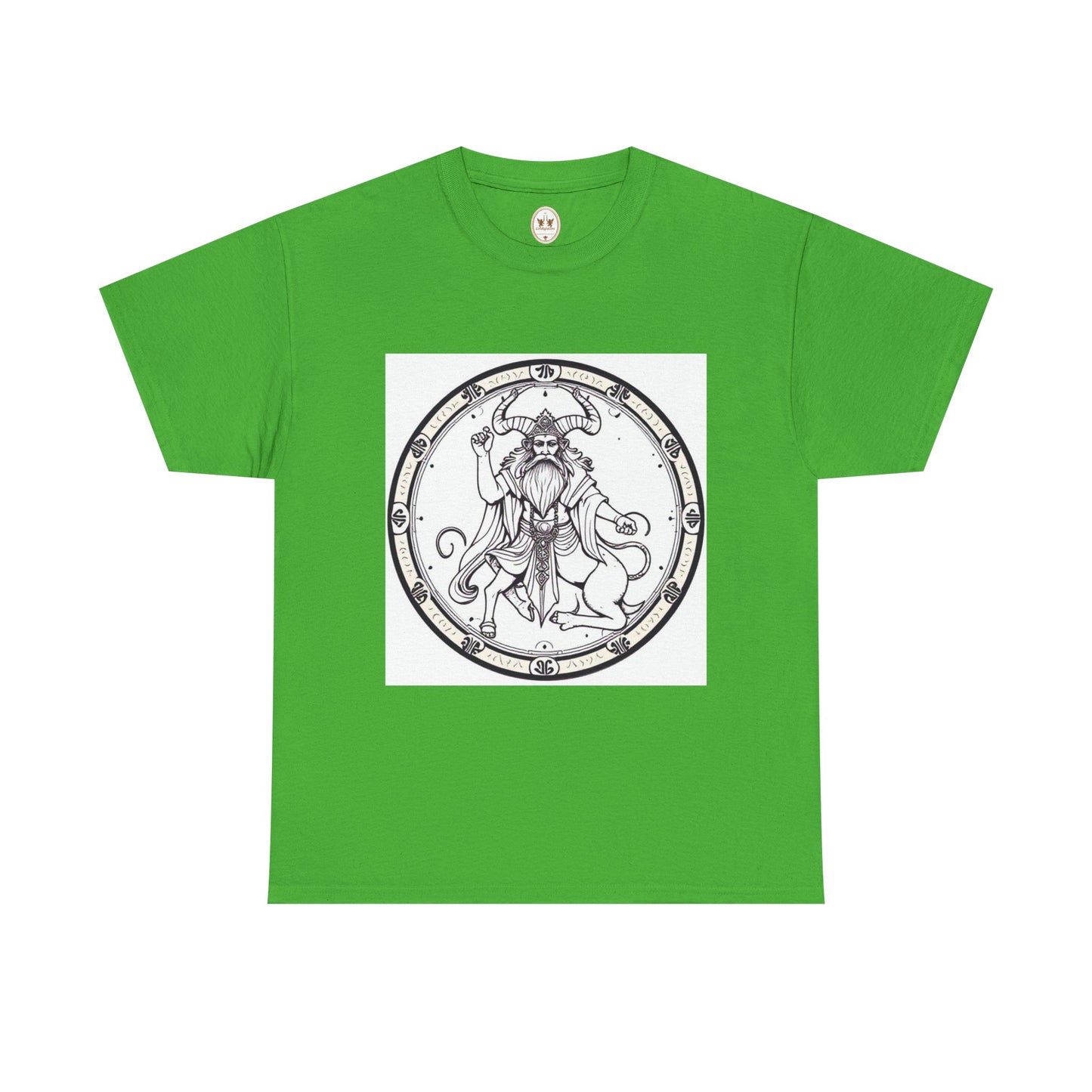 Unisex Heavy Cotton T-Shirt, Bull Centaur, Taurus Zodiac Design