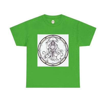 Unisex Heavy Cotton T-Shirt, Bull Centaur, Taurus Zodiac Design