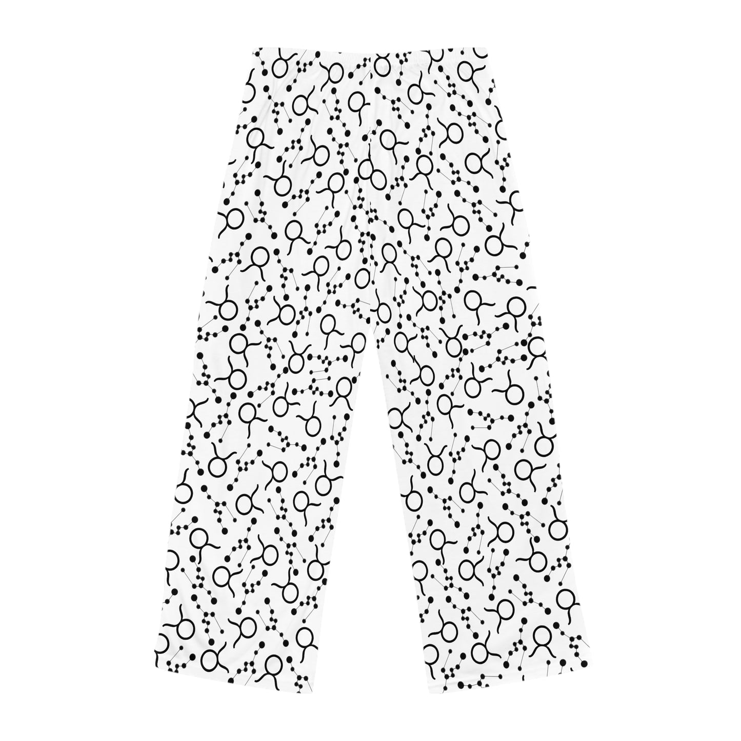 Women's Zodiac Pajama Pants (AOP) Taurus Zodiac Sign