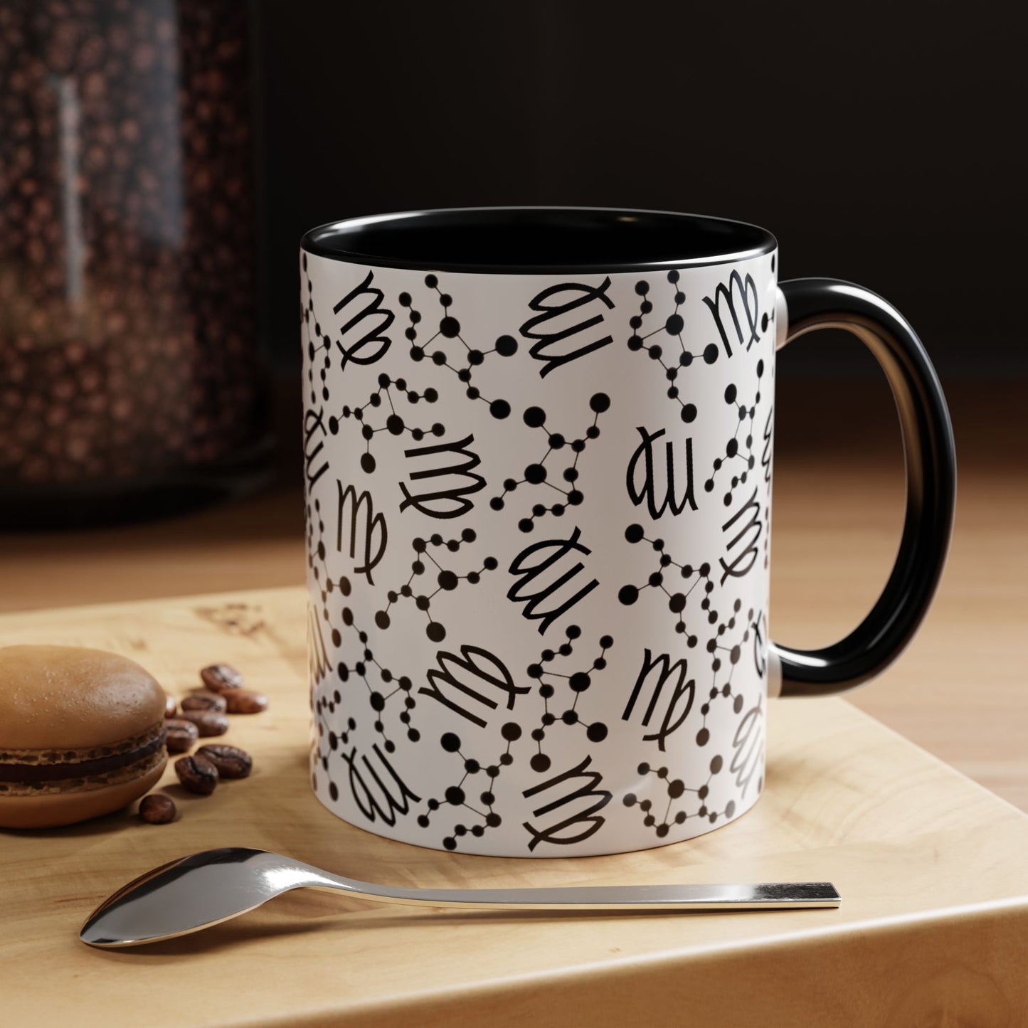 Accent Coffee Mug with the Virgo sign (11, 15oz)