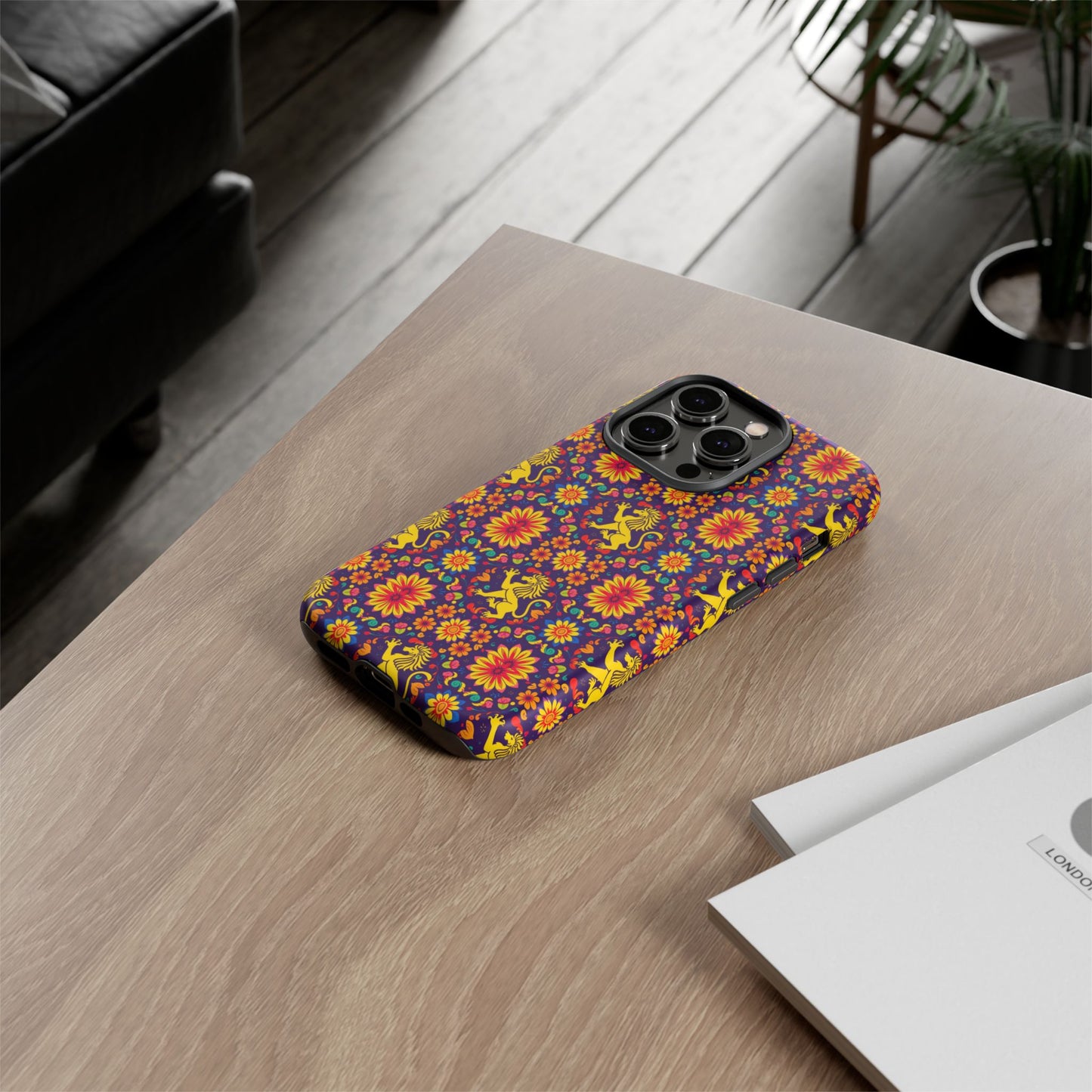 Tough Cases, Leo, Zodiac, Flower Pattern