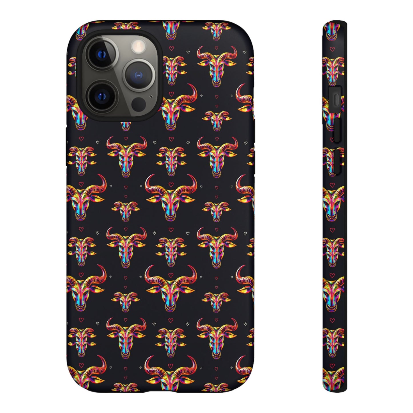 Tough Cases, Taurus, Zodiac, Metal Pattern