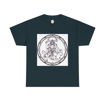Unisex Heavy Cotton T-Shirt, Bull Centaur, Taurus Zodiac Design