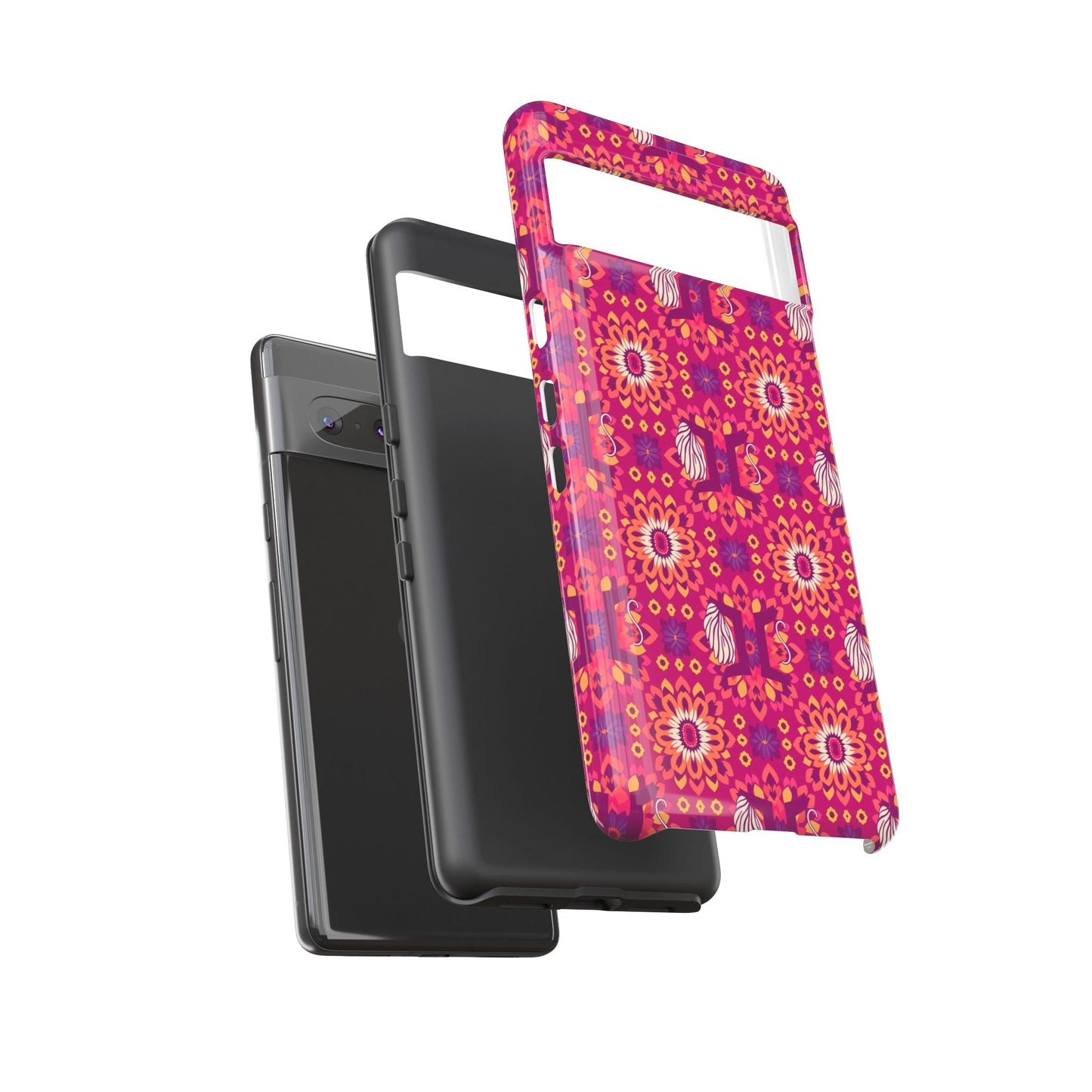 Tough Cases, Gemini, Zodiac v1, Flower Pattern