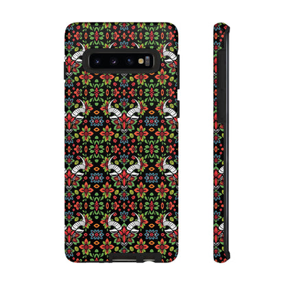 Tough Cases, Taurus, Zodiac v2, Flower Pattern