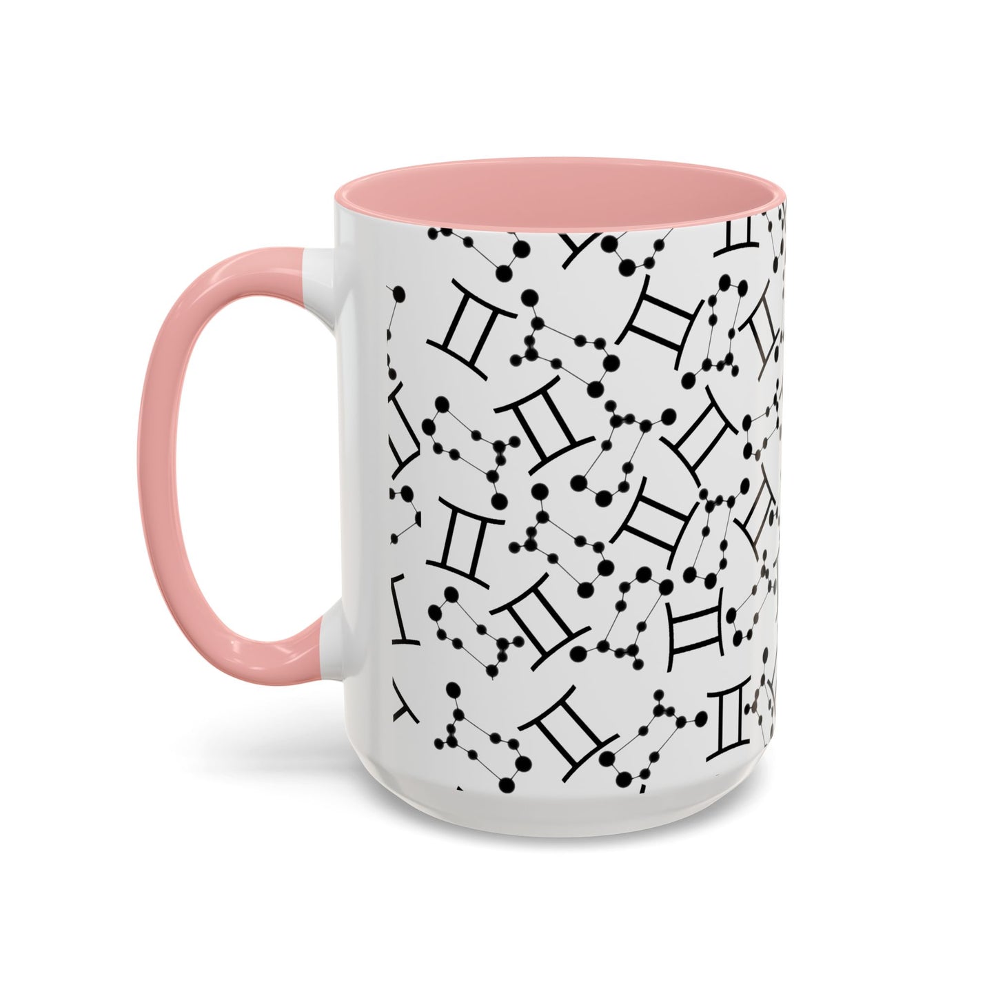 Accent Coffee Mug with the Gemini sign (11, 15oz)