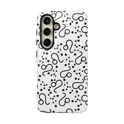 Tough Cases with the Leo Zodiac sign for iPhone, Samsung Galaxy, and Google Pixel devices