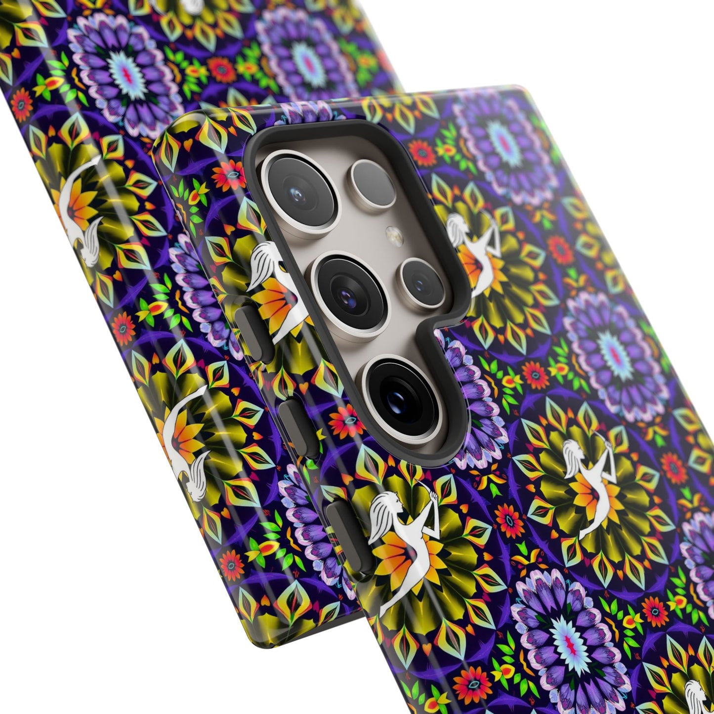 Tough Cases, Sagittarius, Zodiac v1, Flower Pattern