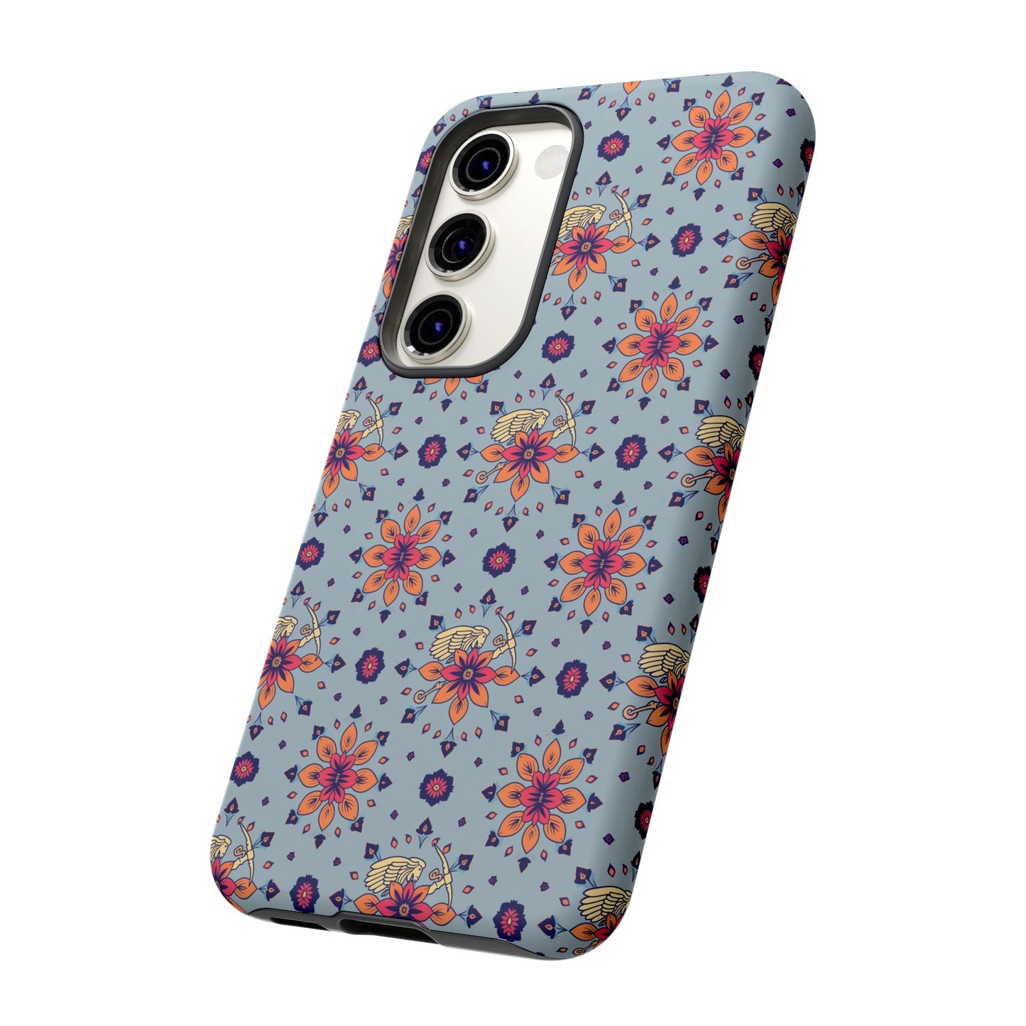 Tough Cases, Sagittarius, Zodiac v3, Flower Pattern