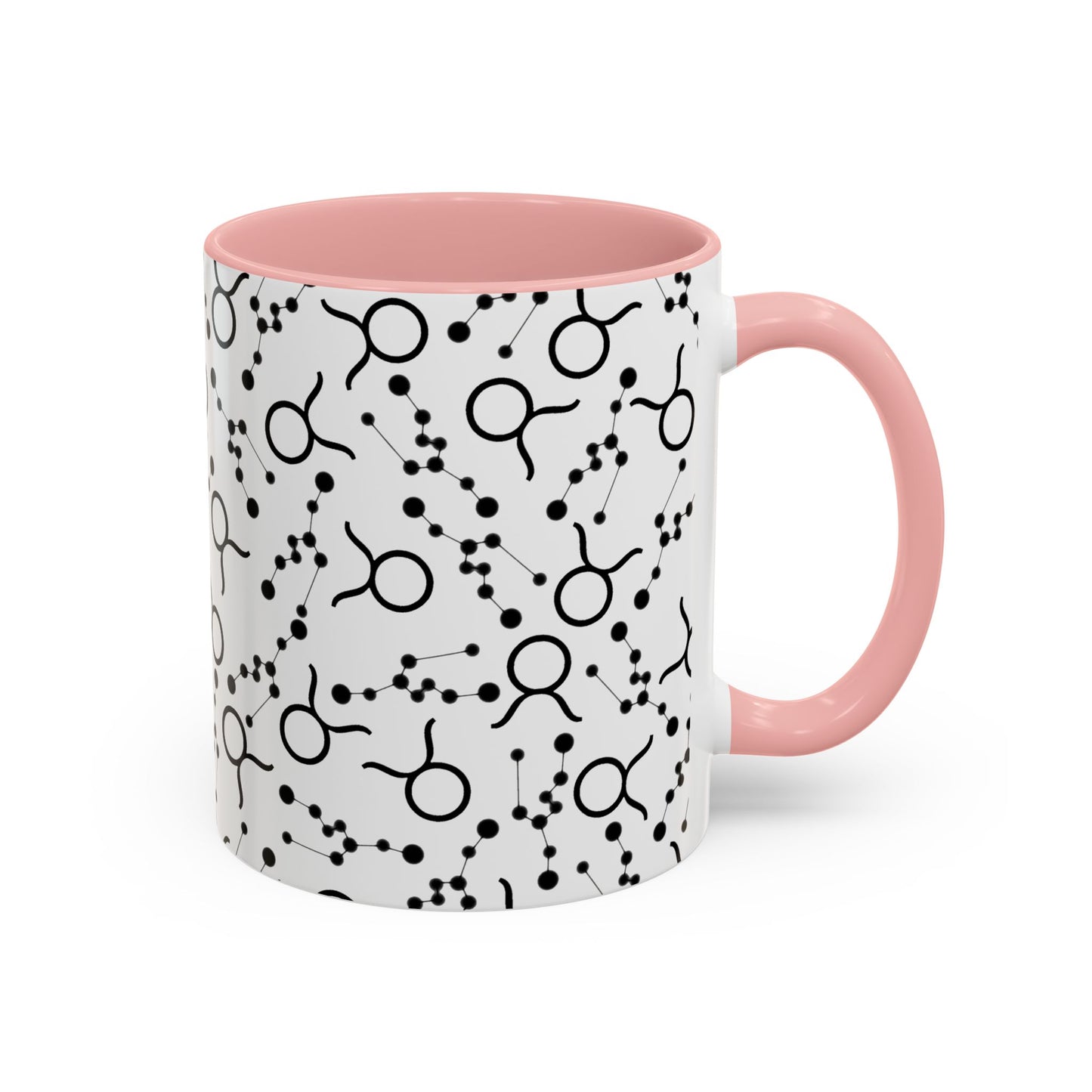 Accent Coffee Mug with the Taurus Zodiac sign (11, 15oz)