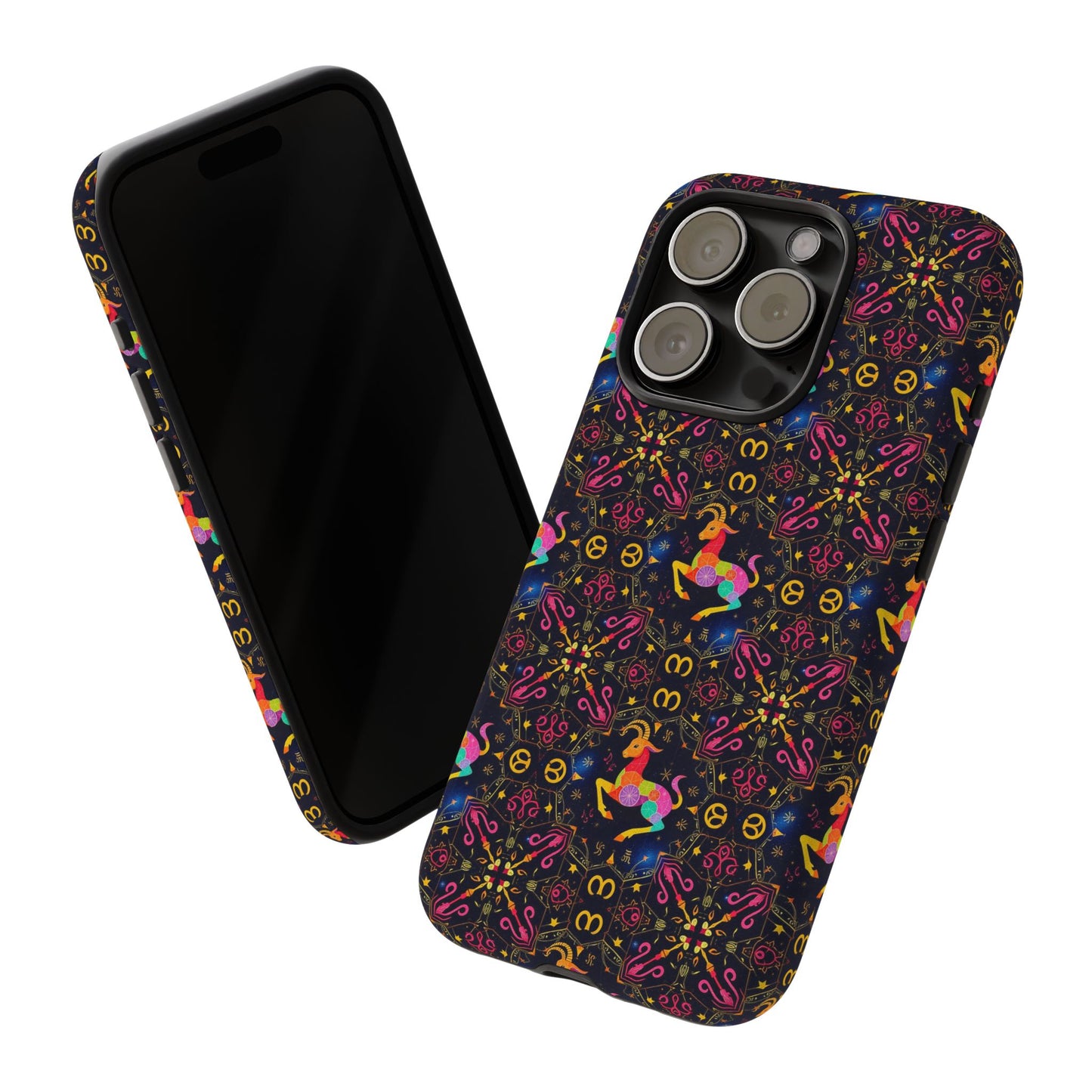 Tough Cases, Capricorn, Zodiac v2, Metal Pattern