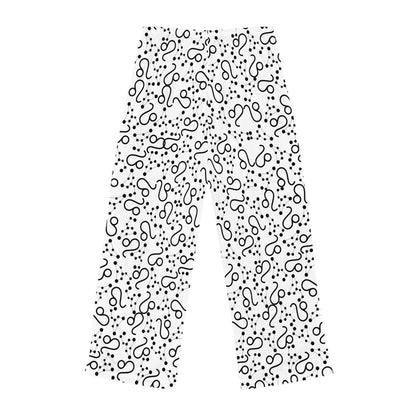 Women's Zodiac Pajama Pants (AOP) Leo Zodiac Sign