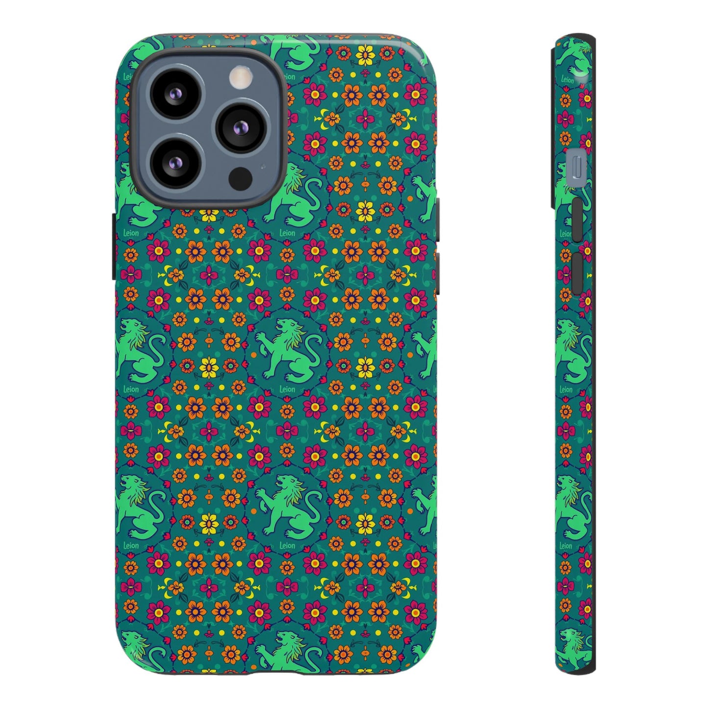 Tough Cases, Leo, Zodiac v3, Flower Pattern