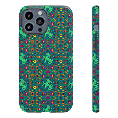 Tough Cases, Leo, Zodiac v3, Flower Pattern