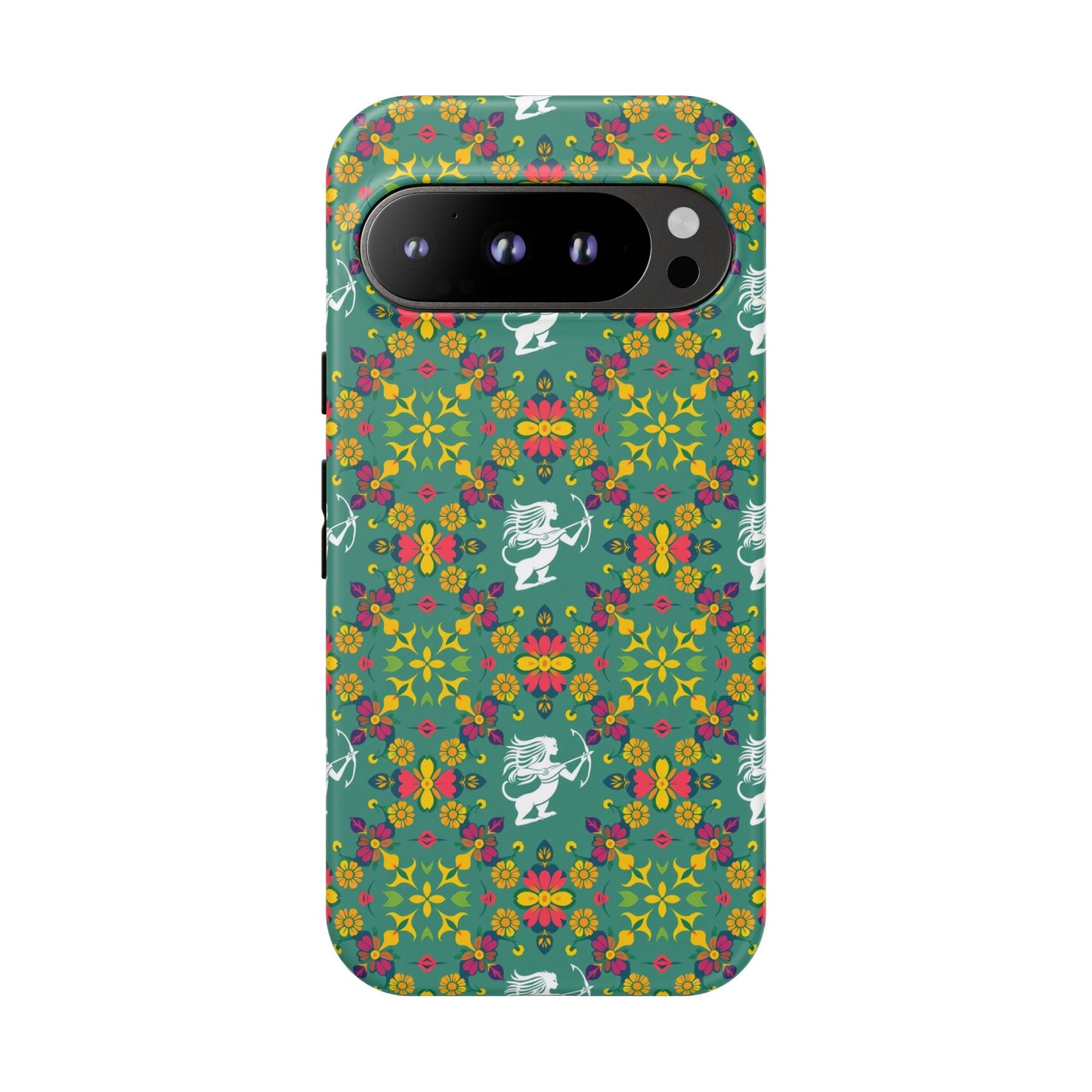 Tough Cases, Sagittarius, Zodiac, Flower Pattern