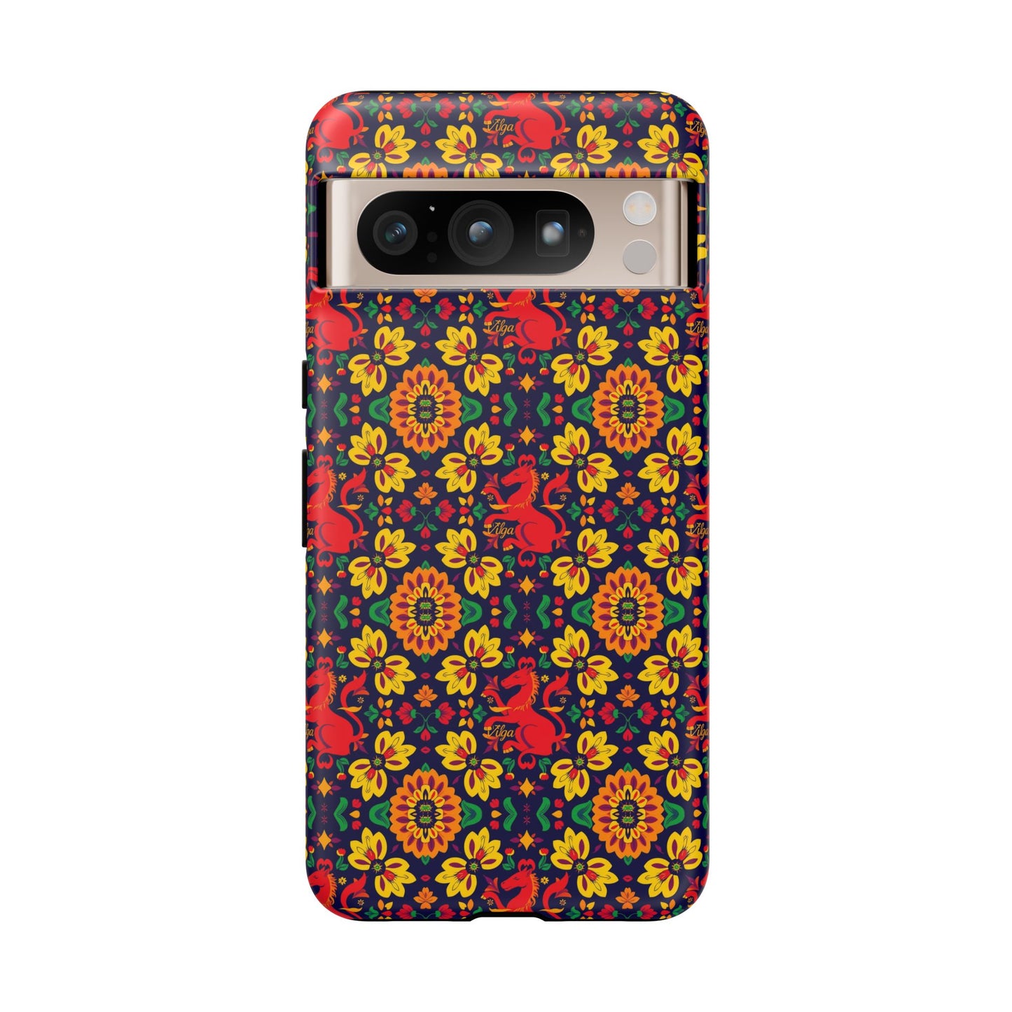 Tough Cases, Virgo, Zodiac v2, Flower Pattern