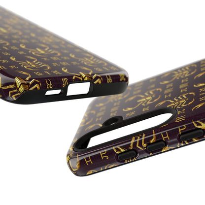 Tough Cases, Scorpio, Zodiac v2, Metal Pattern