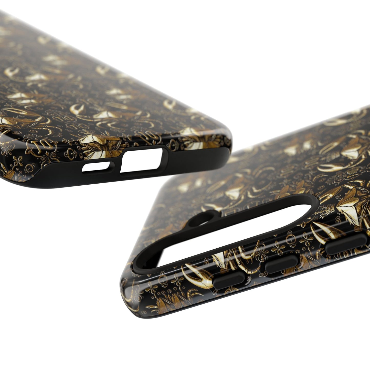 Tough Cases, Cancer, Zodiac, Metal Pattern