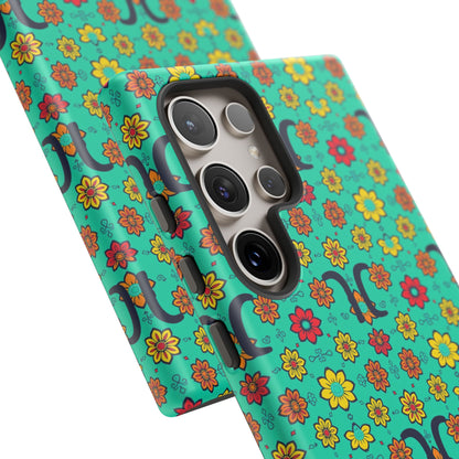 Tough Cases, Aquarius, Zodiac v2, Flower Pattern
