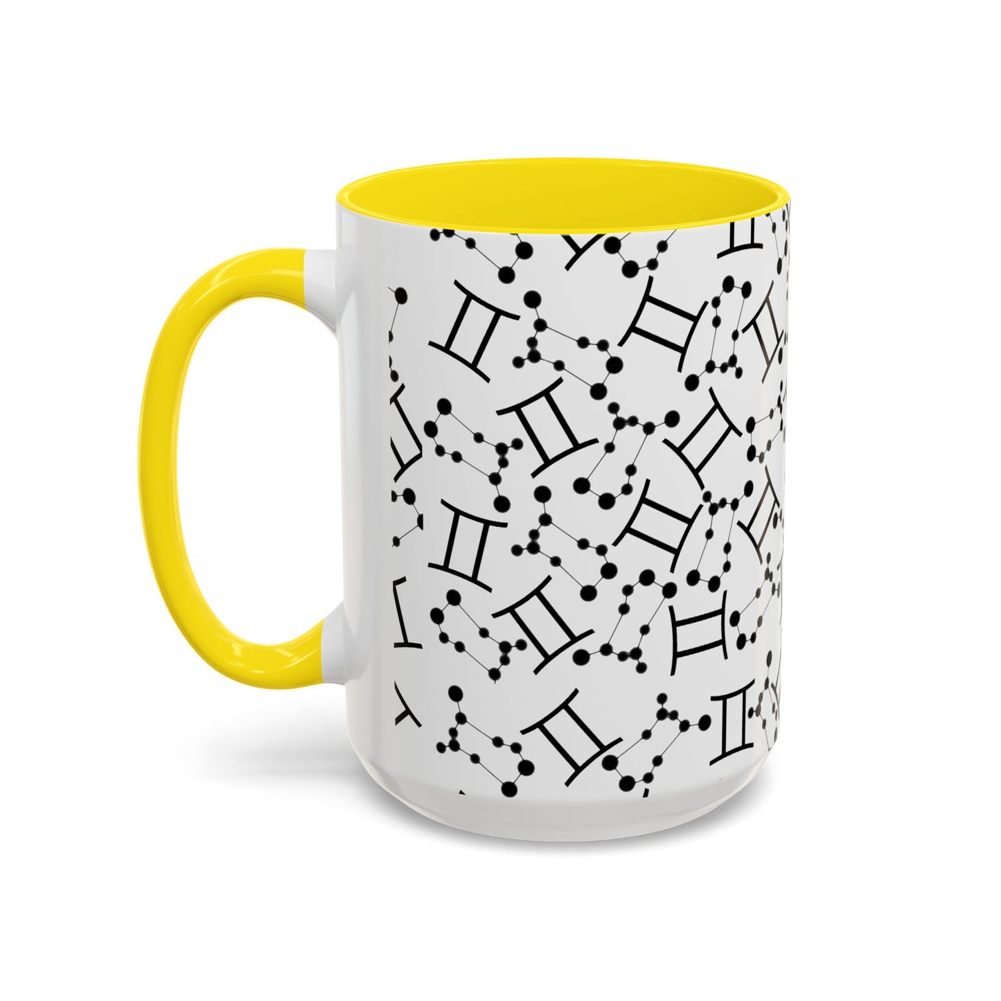 Accent Coffee Mug with the Gemini sign (11, 15oz)