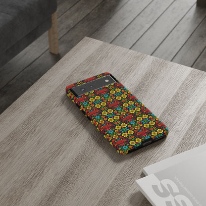 Tough Cases, Cancer, Zodiac v2, Flower Pattern