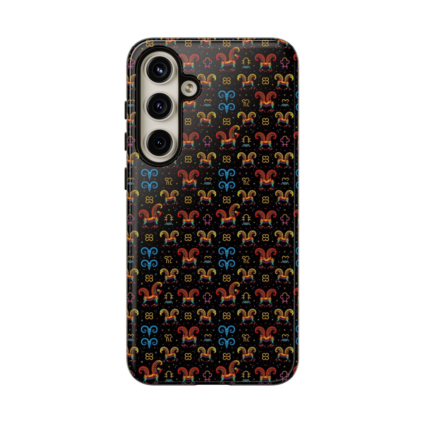 Tough Cases, Aries, Zodiac v1, Metal Pattern