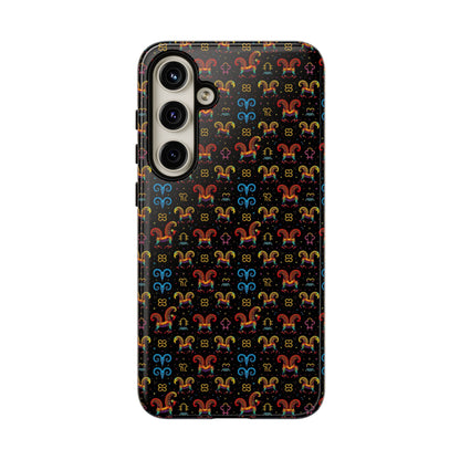 Tough Cases, Aries, Zodiac v1, Metal Pattern