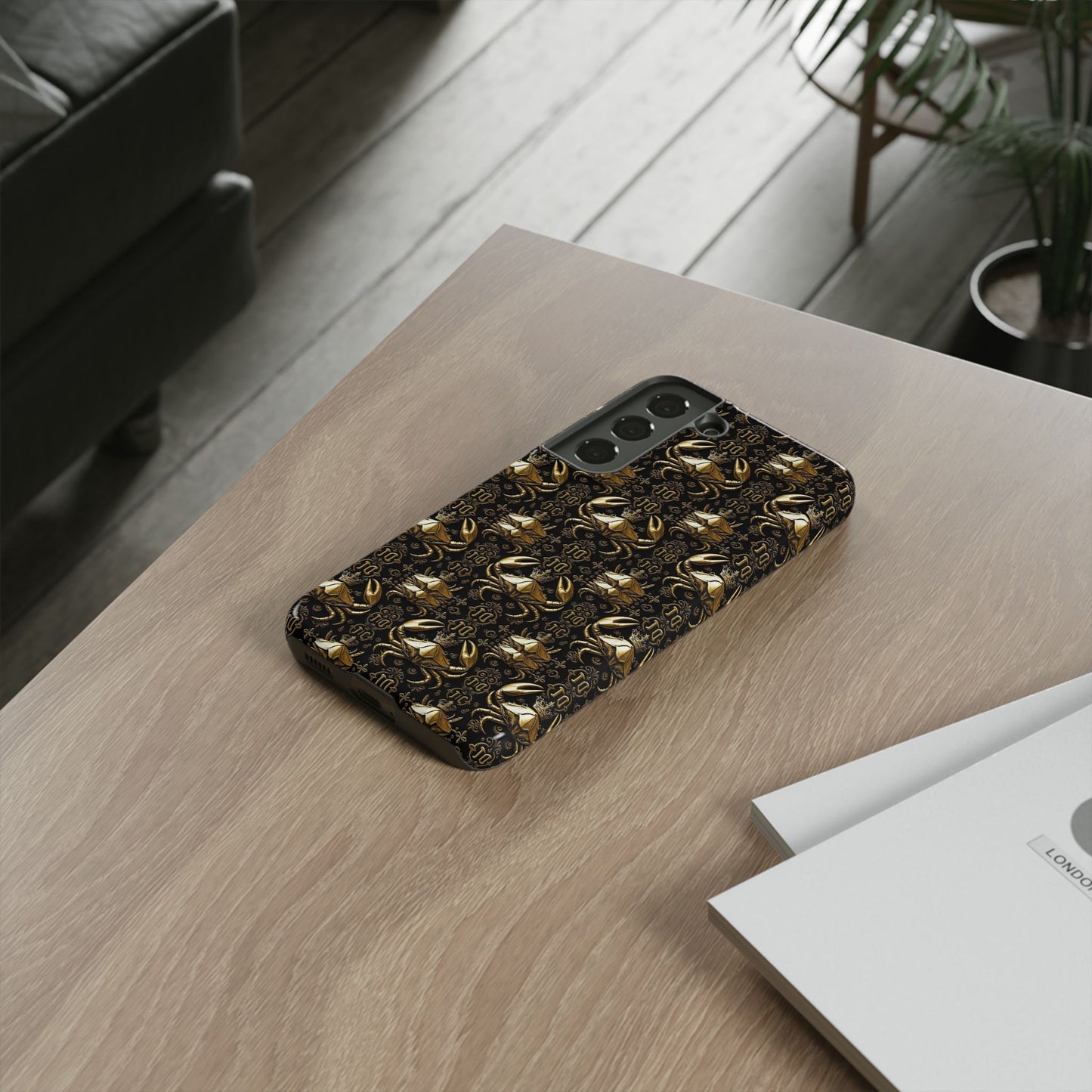 Tough Cases, Cancer, Zodiac, Metal Pattern