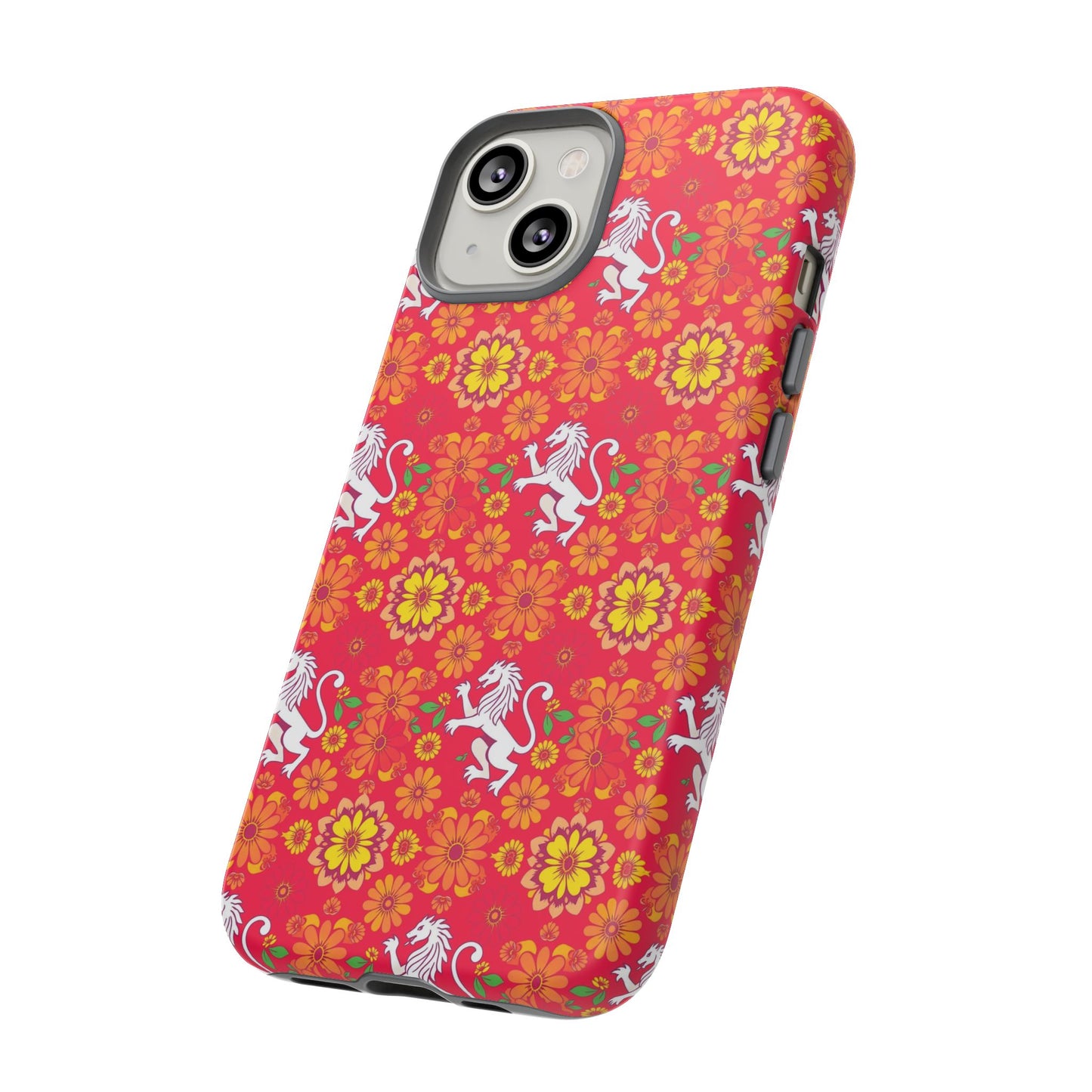 Tough Cases, Leo, Zodiac v4, Flower Pattern