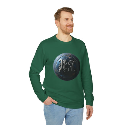 Adidas, Unisex Fleece Crewneck Sweatshirt, Gemini, Space Symbol, Zodiac