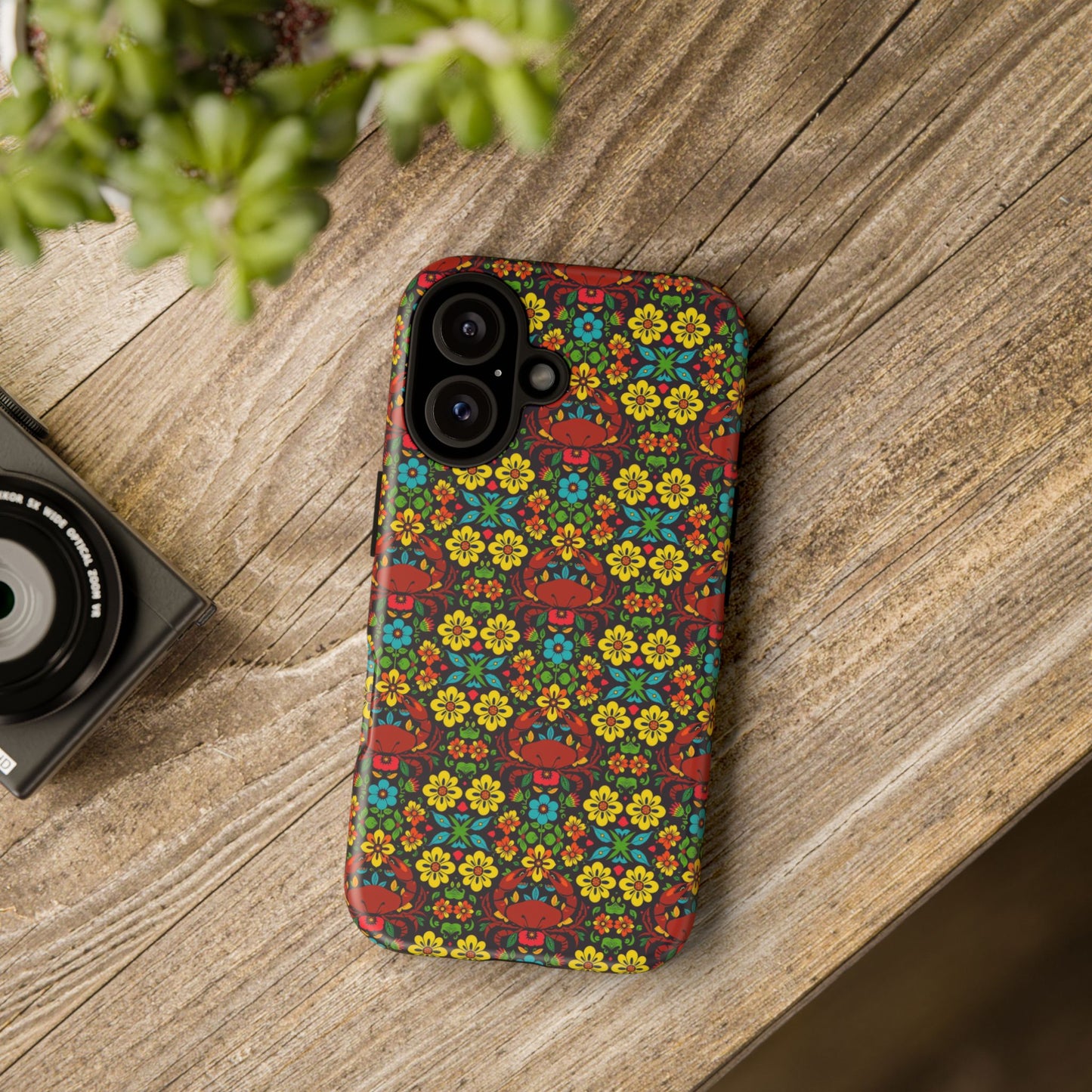Tough Cases, Cancer, Zodiac v2, Flower Pattern