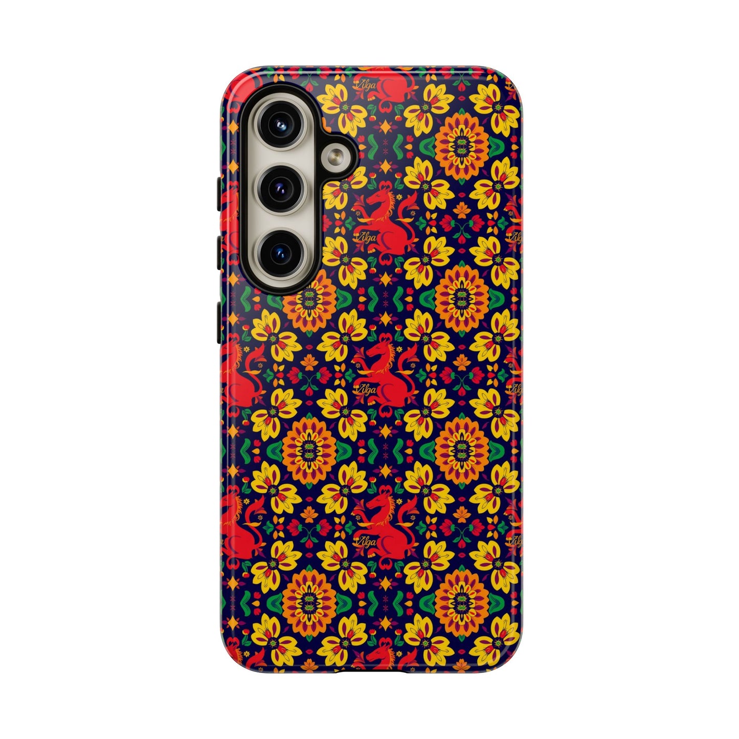 Tough Cases, Virgo, Zodiac v2, Flower Pattern