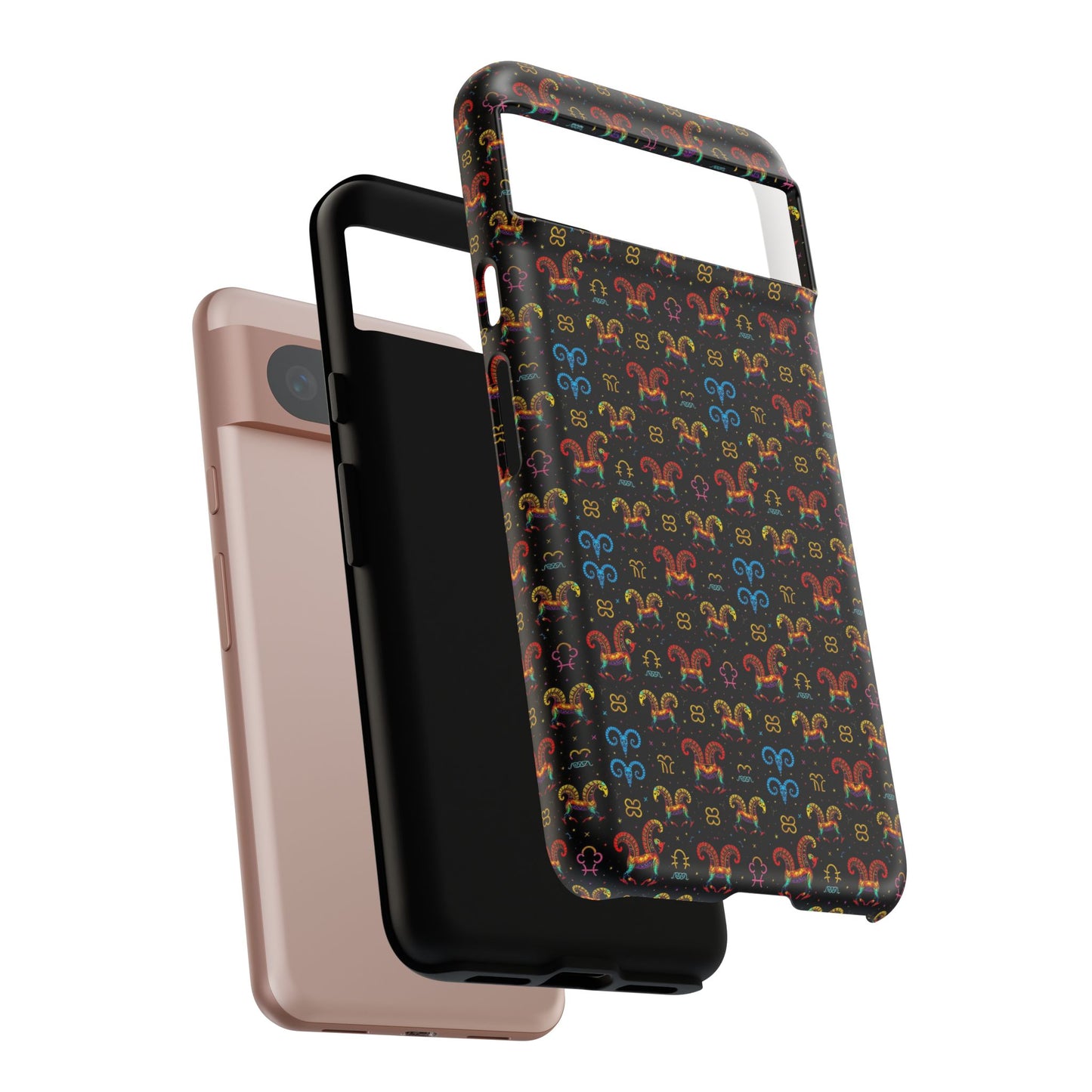 Tough Cases, Aries, Zodiac v1, Metal Pattern