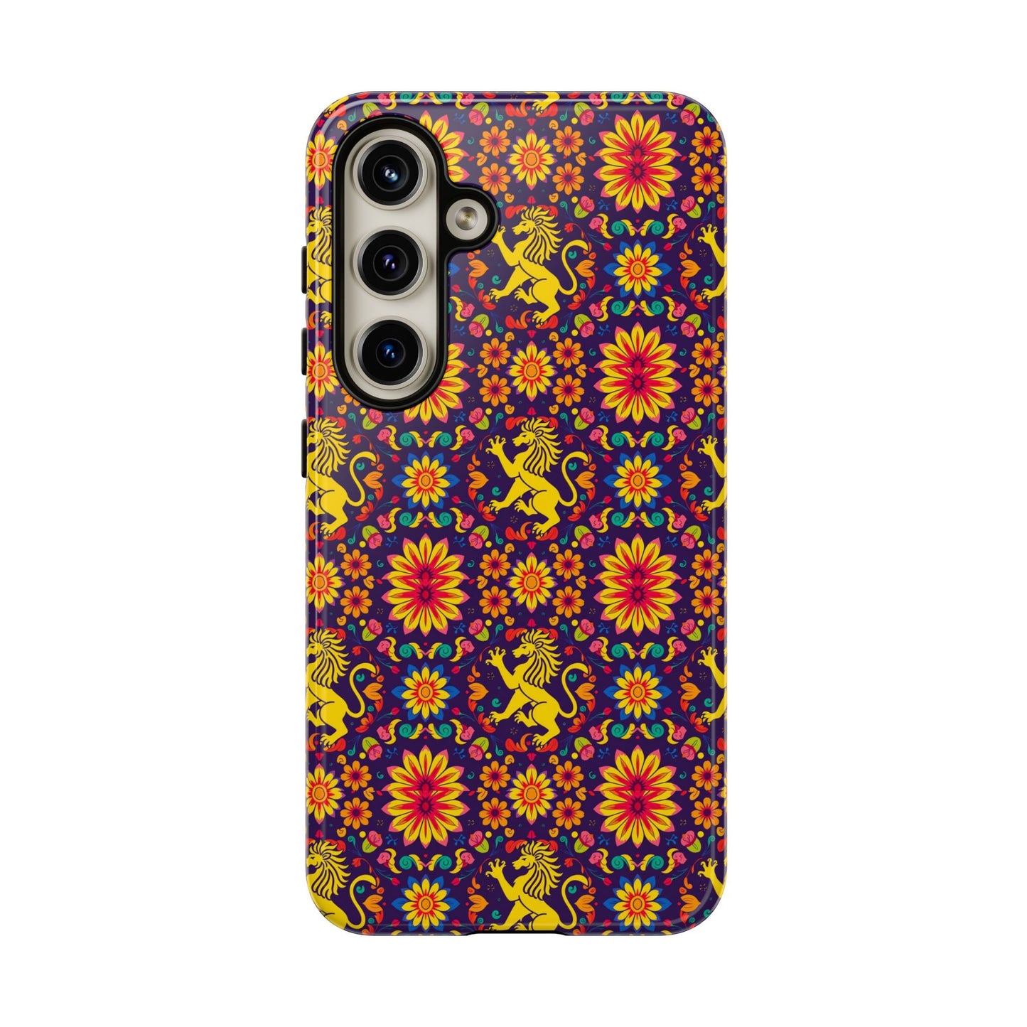 Tough Cases, Leo, Zodiac, Flower Pattern
