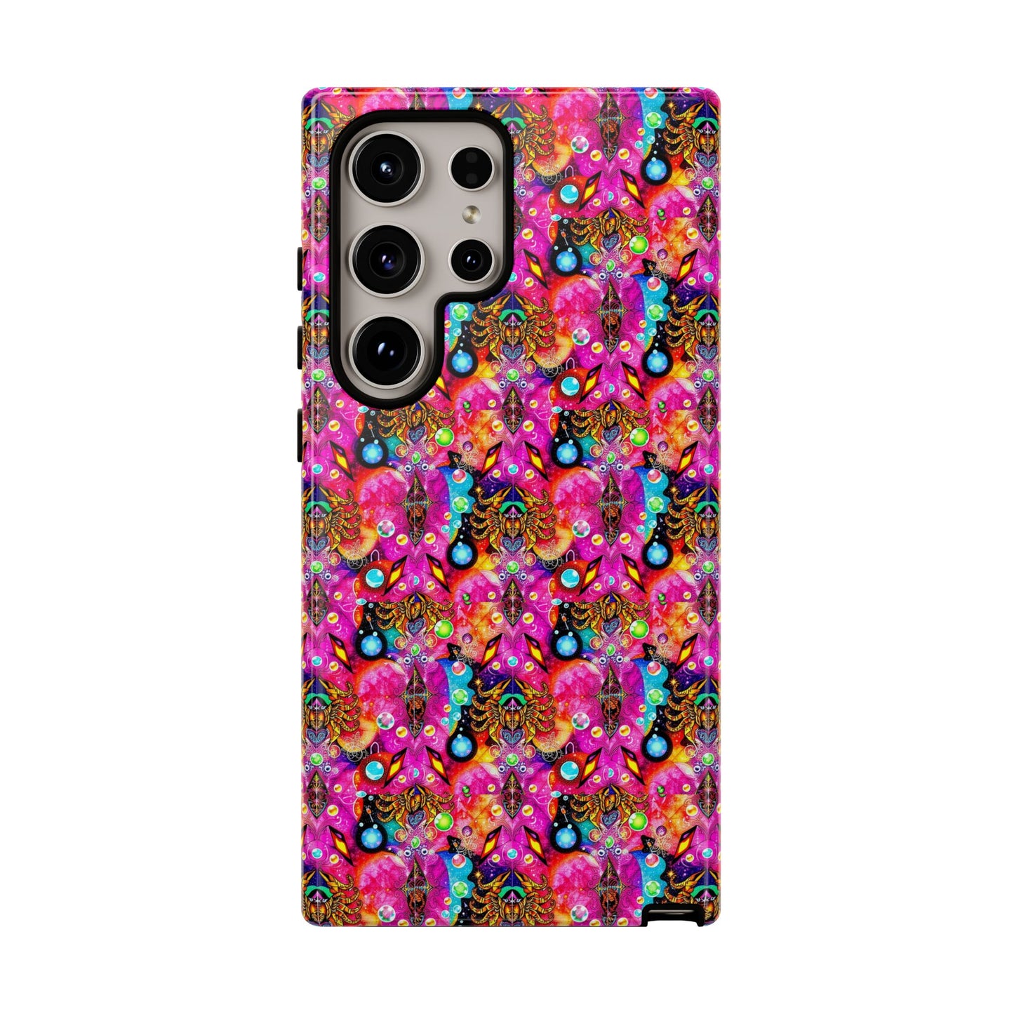 Tough Cases, Scorpio, Zodiac v1, Bubble Pattern
