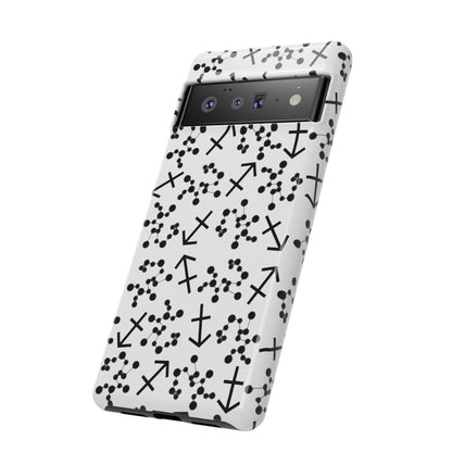 Tough Cases with the Sagittarius Zodiac sign for iPhone, Samsung Galaxy, and Google Pixel devices