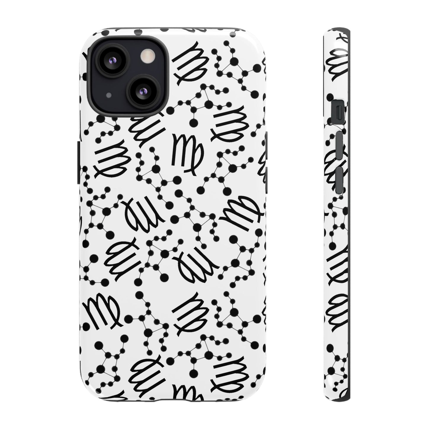 Tough Cases with the Virgo Zodiac sign for iPhone, Samsung Galaxy, and Google Pixel devices